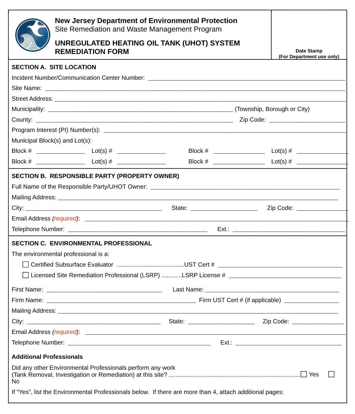 UHOT System Remediation Form